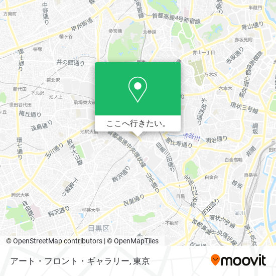 アート・フロント・ギャラリー地図