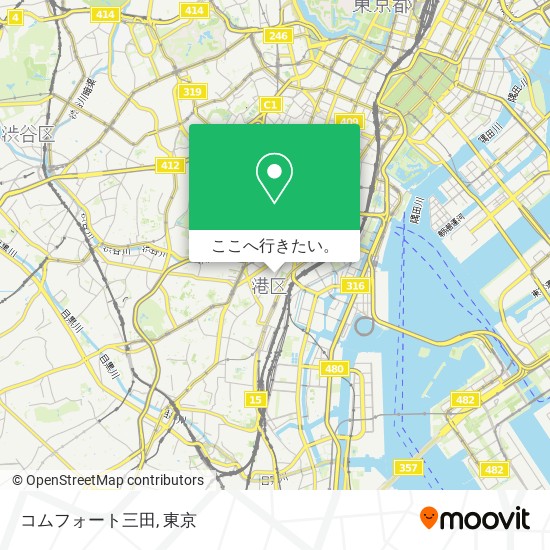コムフォート三田地図