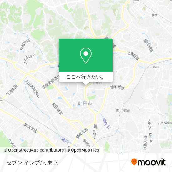 バス または 地下鉄 メトロで町田市のセブン イレブンへの行き方