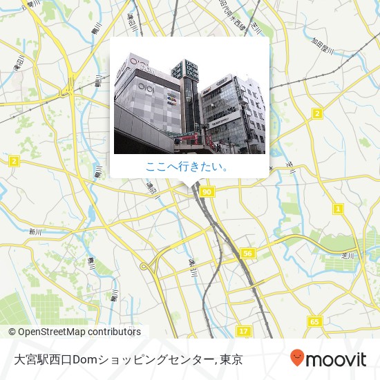 大宮駅西口Domショッピングセンター地図