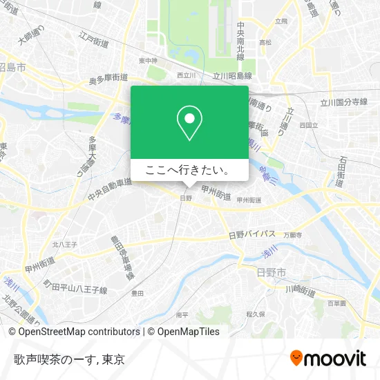 歌声喫茶のーす地図