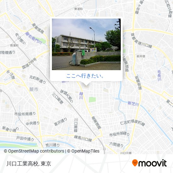 川口工業高校地図