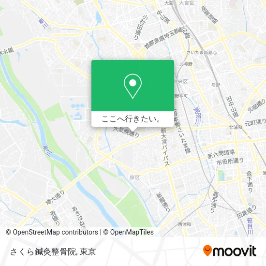 さくら鍼灸整骨院地図