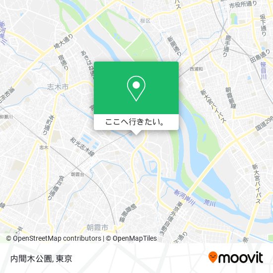 内間木公園地図