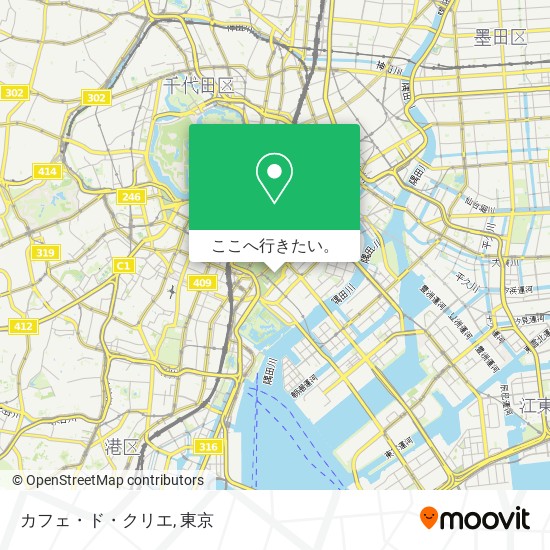 カフェ・ド・クリエ地図