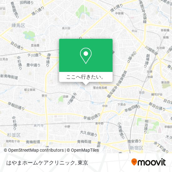 はやまホームケアクリニック地図