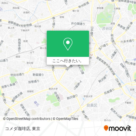 コメダ珈琲店地図