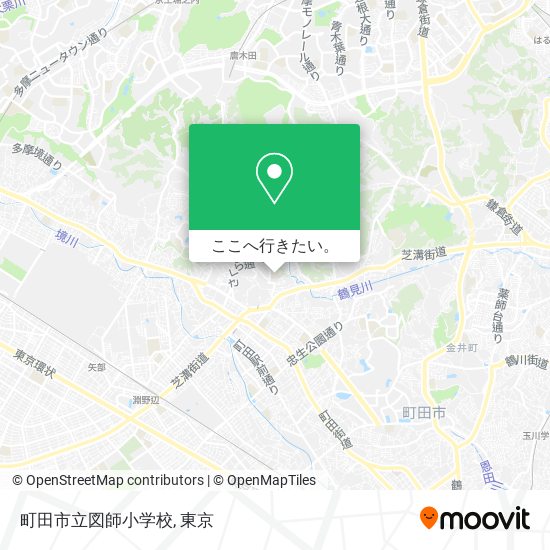 町田市立図師小学校地図