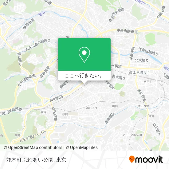 並木町ふれあい公園地図