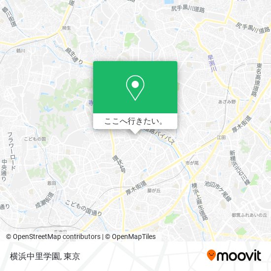 横浜中里学園地図