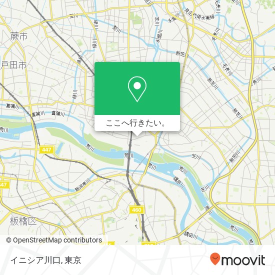 イニシア川口地図