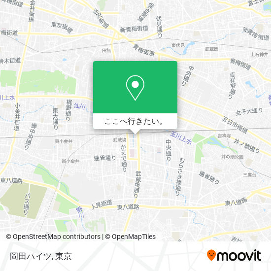 岡田ハイツ地図