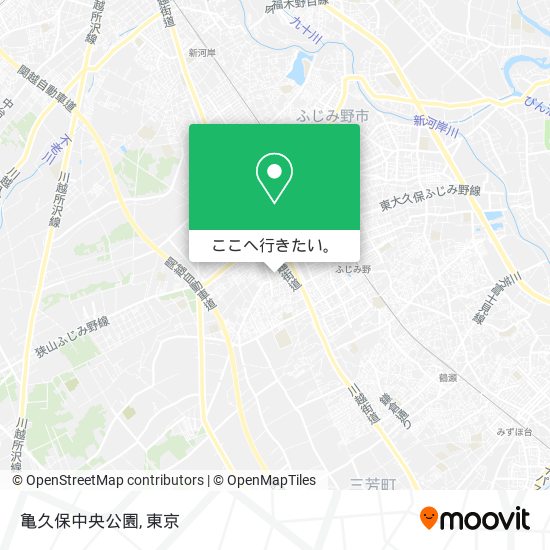 亀久保中央公園地図