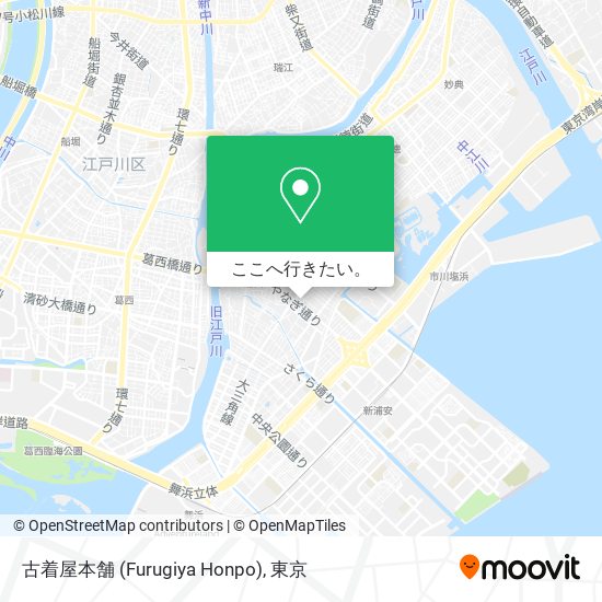 古着屋本舗 (Furugiya Honpo)地図