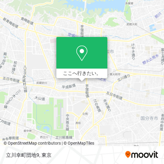 立川幸町団地9地図