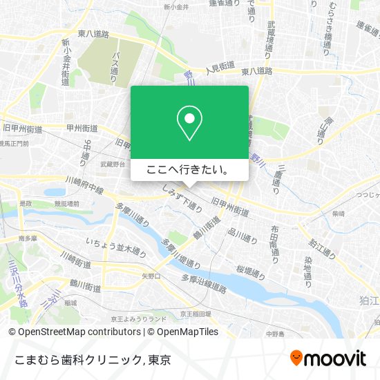 こまむら歯科クリニック地図