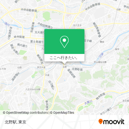北野駅地図