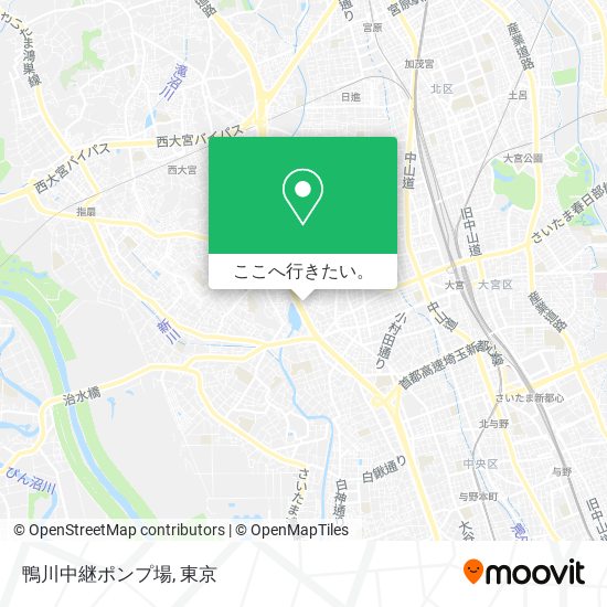 鴨川中継ポンプ場地図