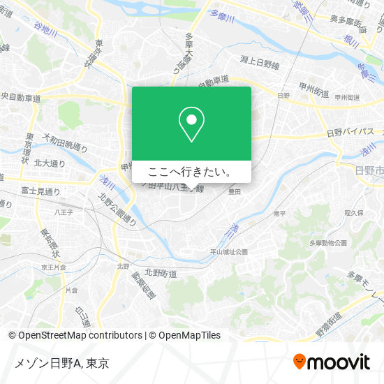 メゾン日野A地図