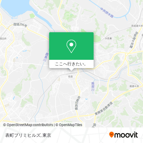 表町プリミヒルズ地図