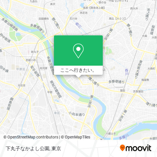 下丸子なかよし公園地図