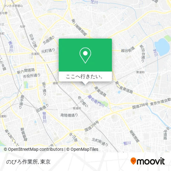 のびろ作業所地図