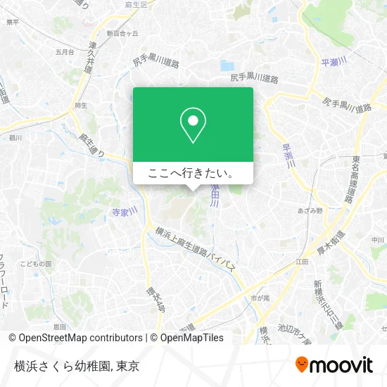 横浜さくら幼稚園地図