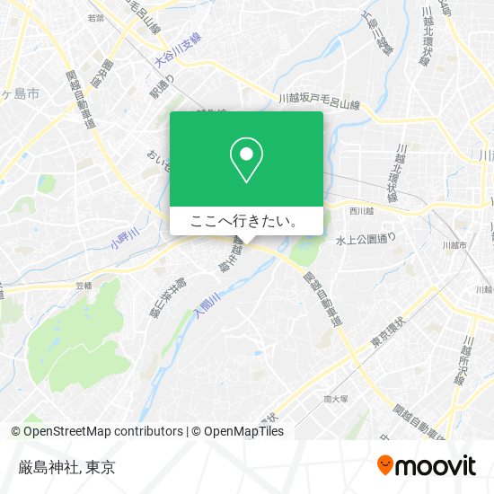 厳島神社地図