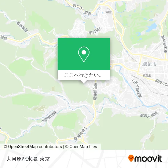 大河原配水場地図