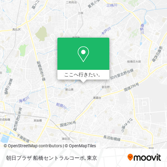 朝日プラザ 船橋セントラルコーポ地図