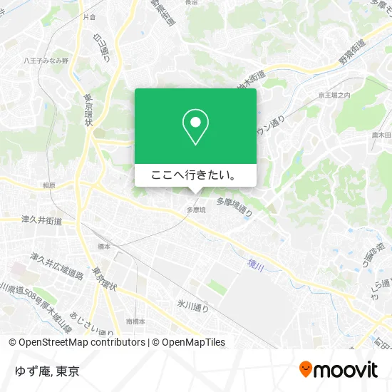 ゆず庵地図