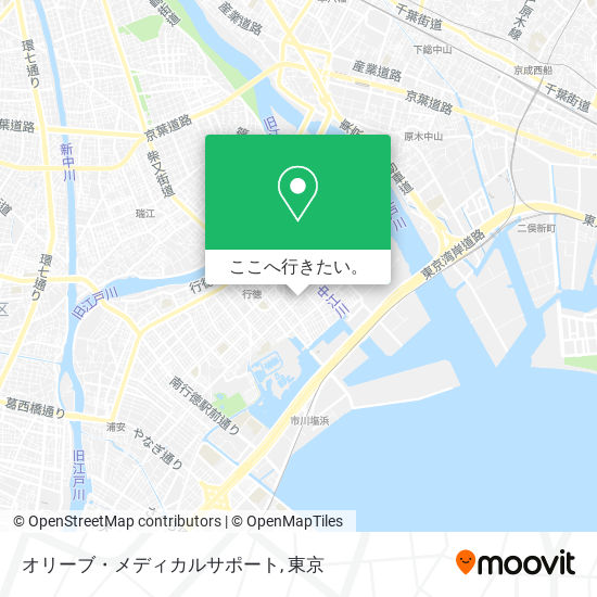 オリーブ・メディカルサポート地図