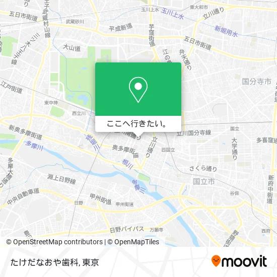 たけだなおや歯科地図