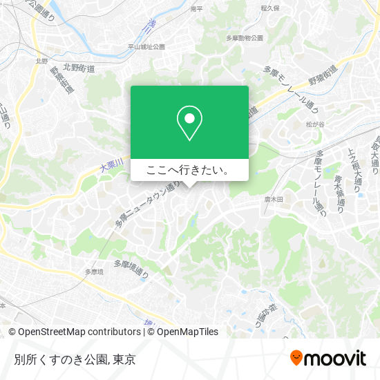 別所くすのき公園地図