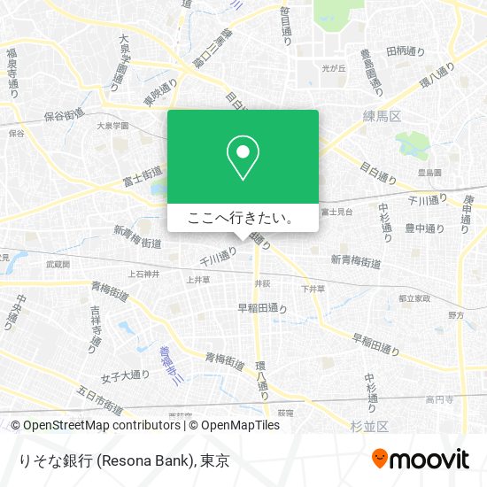 りそな銀行 (Resona Bank)地図