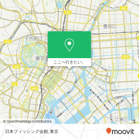 日本フィッシング会館地図