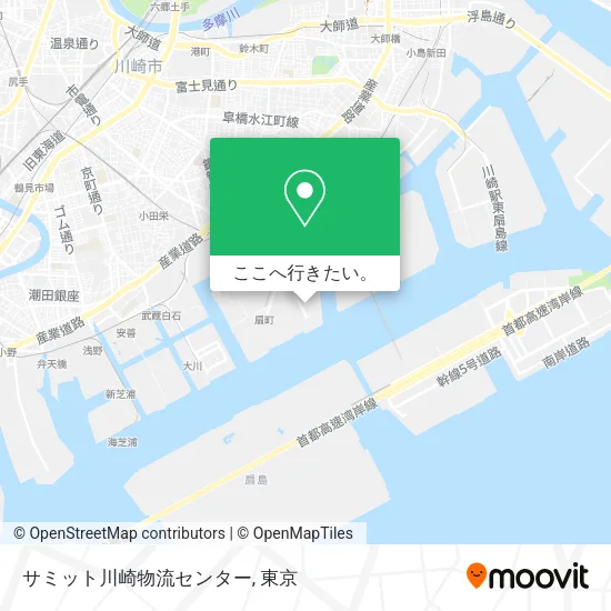 サミット川崎物流センター地図