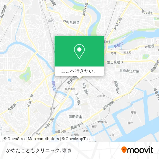 かめだこともクリニック地図