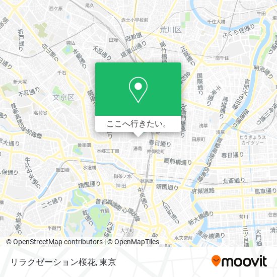 リラクゼーション桜花地図