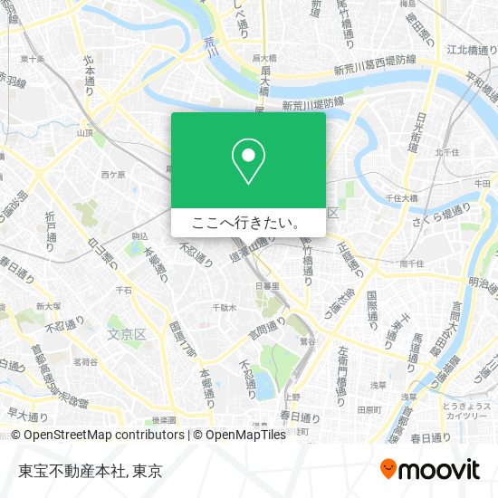 東宝不動産本社地図