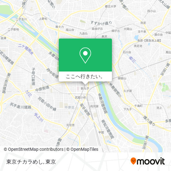 東京チカラめし地図