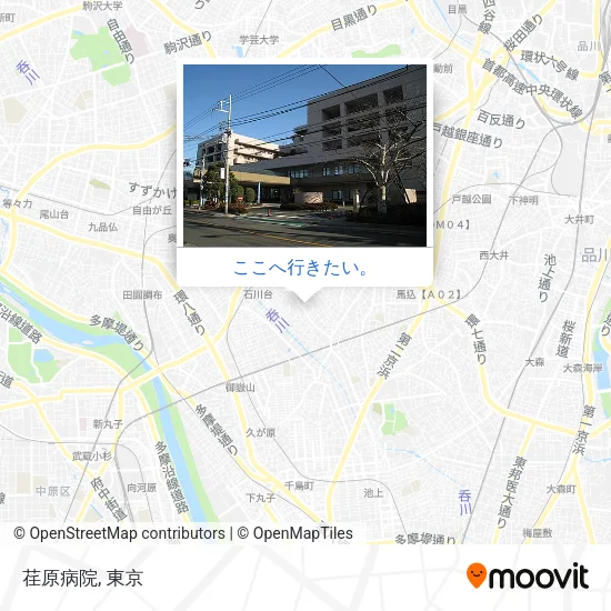 荏原病院地図