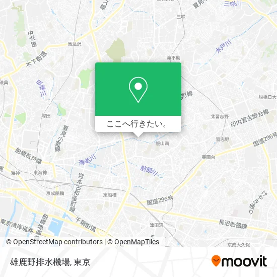 雄鹿野排水機場地図