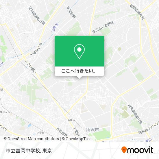 市立富岡中学校地図