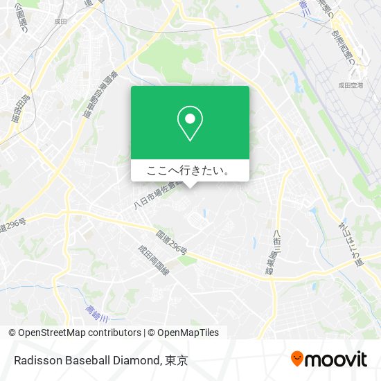 Radisson Baseball Diamond地図