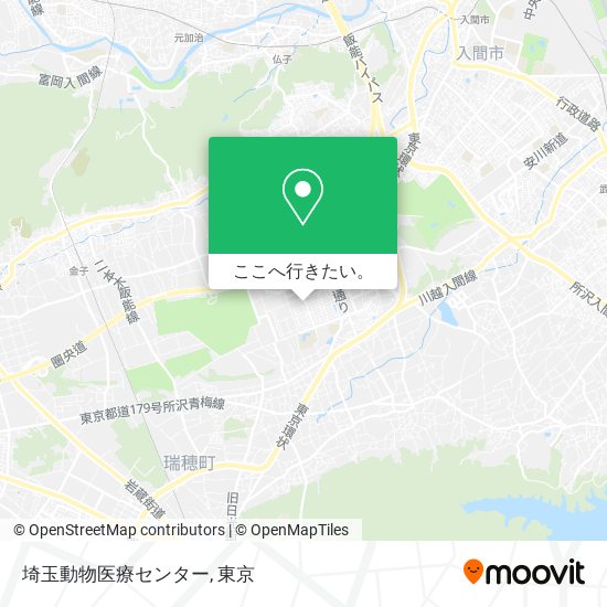 埼玉動物医療センター地図