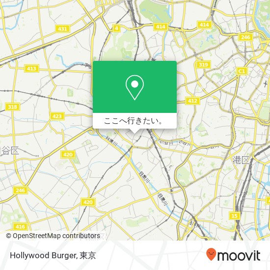 Hollywood Burger地図
