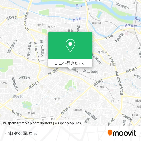 七軒家公園地図