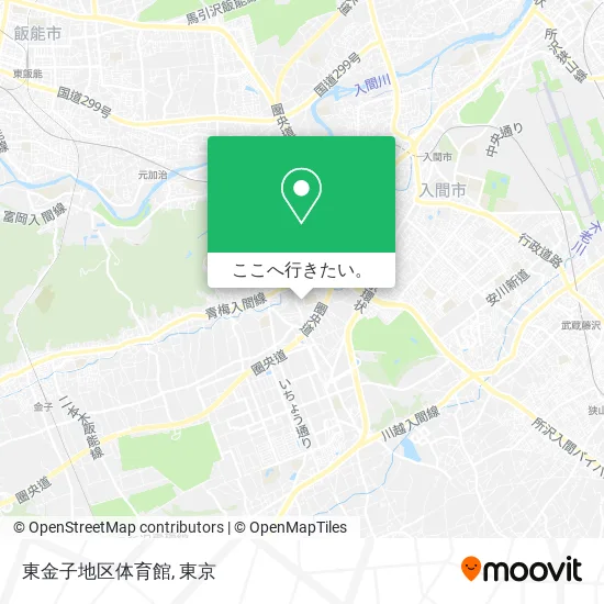 東金子地区体育館地図