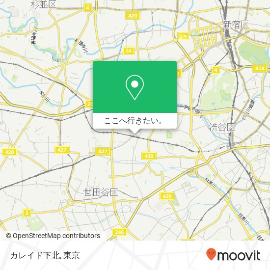 カレイド下北地図